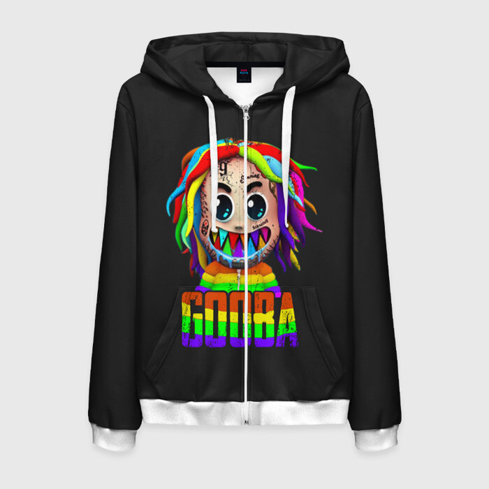Мужская толстовка 3D на молнии 6IX9INE фото