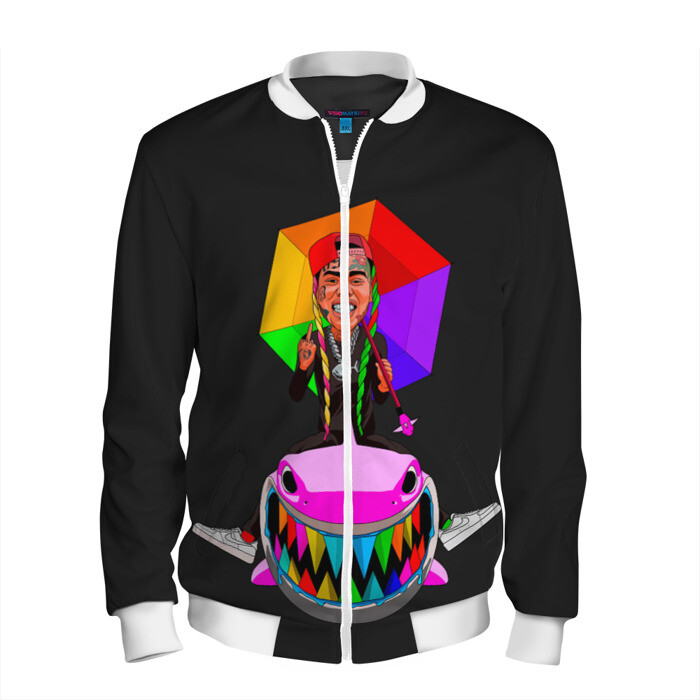 Мужской бомбер 3D 6IX9INE фото
