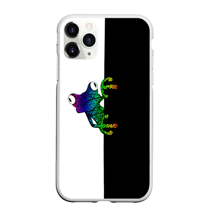 Чехол для iPhone 11 Pro матовый Лягуха фото