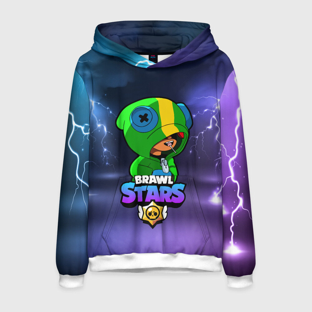 Мужская толстовка 3D Brawl Stars LEON фото