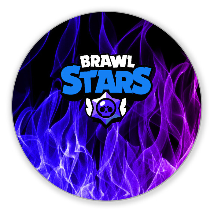 Коврик для мышки круглый BRAWL STARS фото
