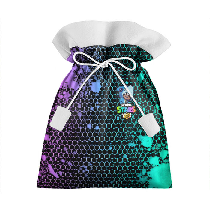 Подарочный 3D мешок Brawl Stars LEON SHARK фото