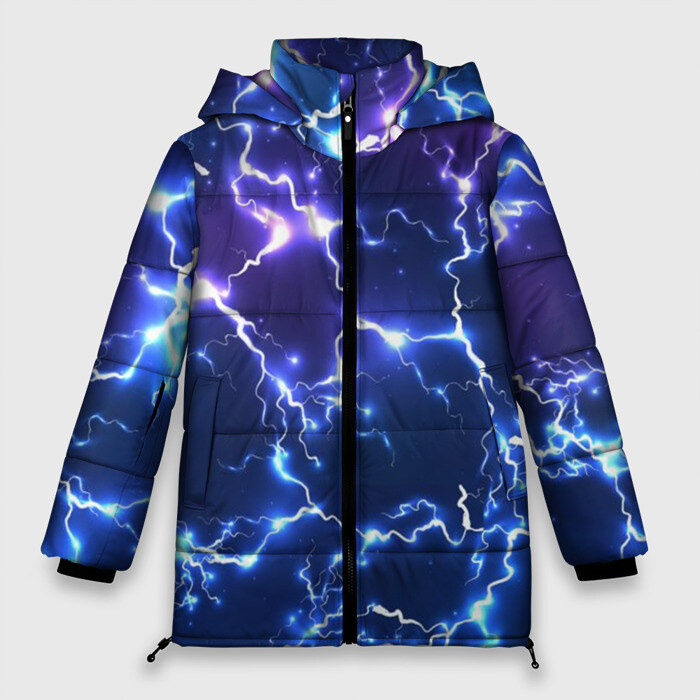 Женская зимняя куртка 3D Молнии Flash фото