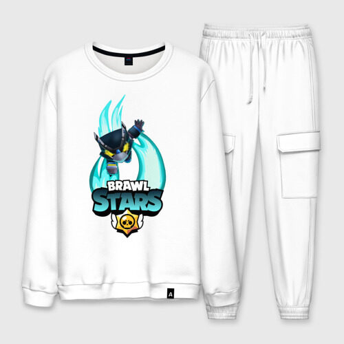 Мужской костюм хлопок BRAWL STARS MECHA CROW фото