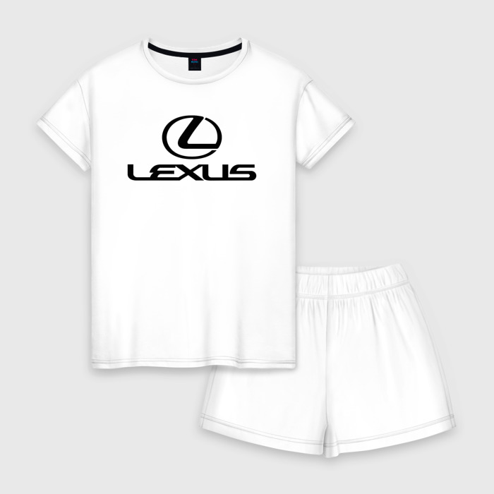 Женская пижама с шортиками хлопок LEXUS фото