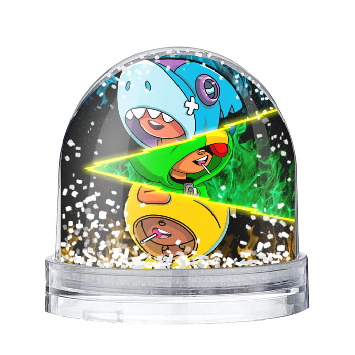 Снежный шар Brawl Stars Leon Trio фото