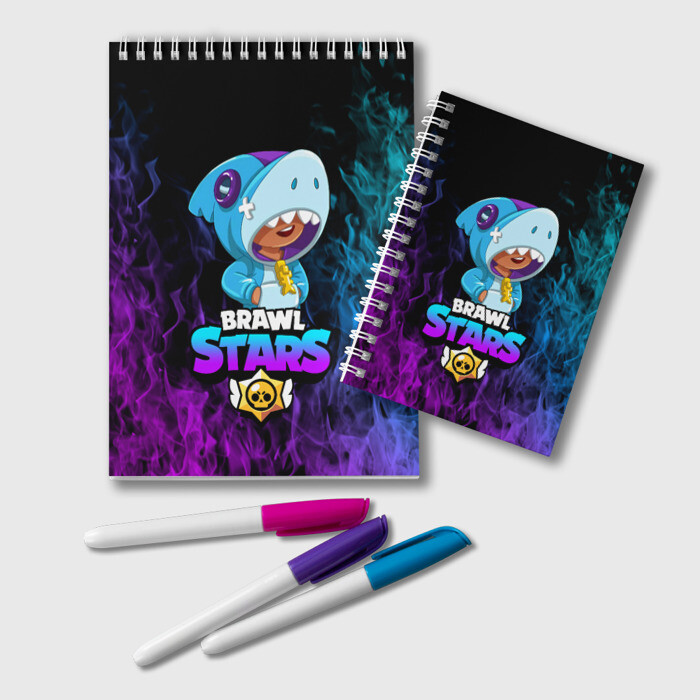Блокнот BRAWL STARS SHARK фото