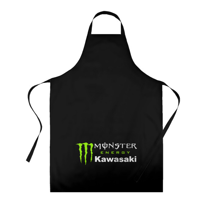 Фартук 3D MONSTER ENERGY KAWASAKI | МОНСТЕР ЭНЕРДЖИ КАВАСАКИ (Z) фото