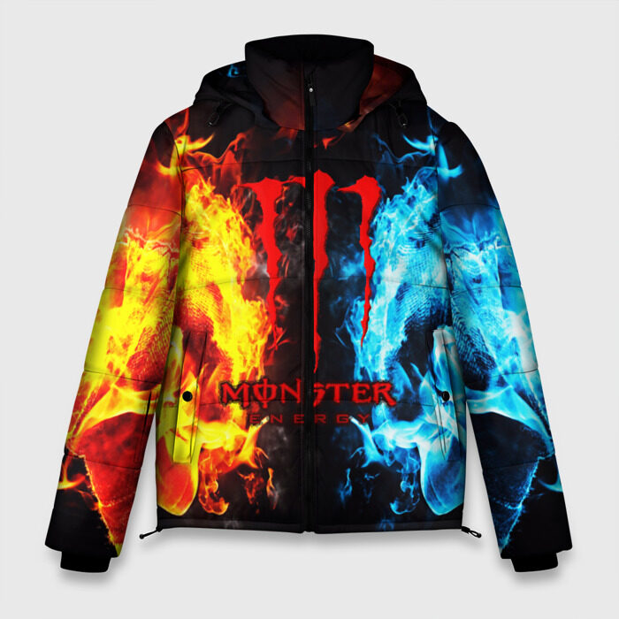 Мужская зимняя куртка 3D MONSTER ENERGY фото