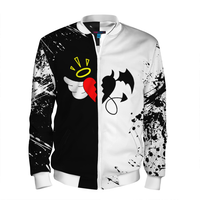 Мужской бомбер 3D Добро и зло, Payton Moormeier фото