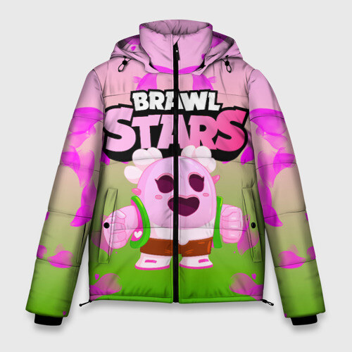 Мужская зимняя куртка 3D Sakura Spike Brawl Stars фото