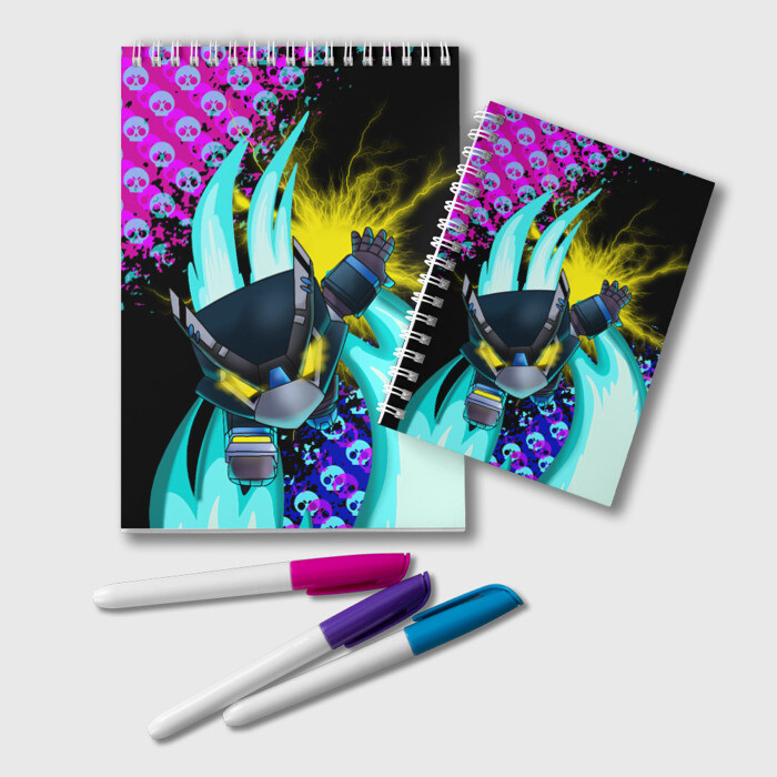Блокнот BRAWL STARS MECHA CROW фото