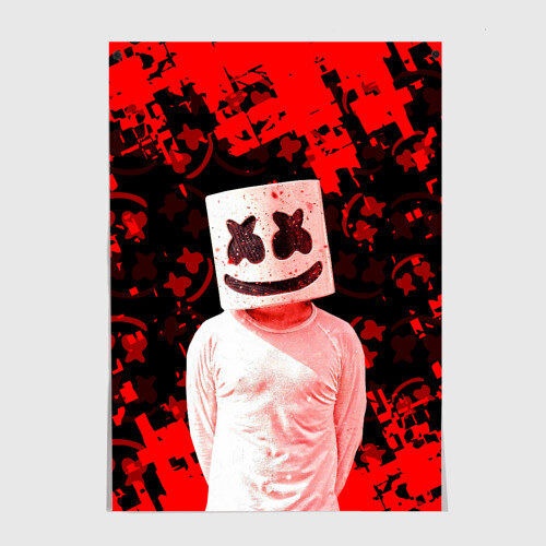 Постер Fortnite Marshmello. фото