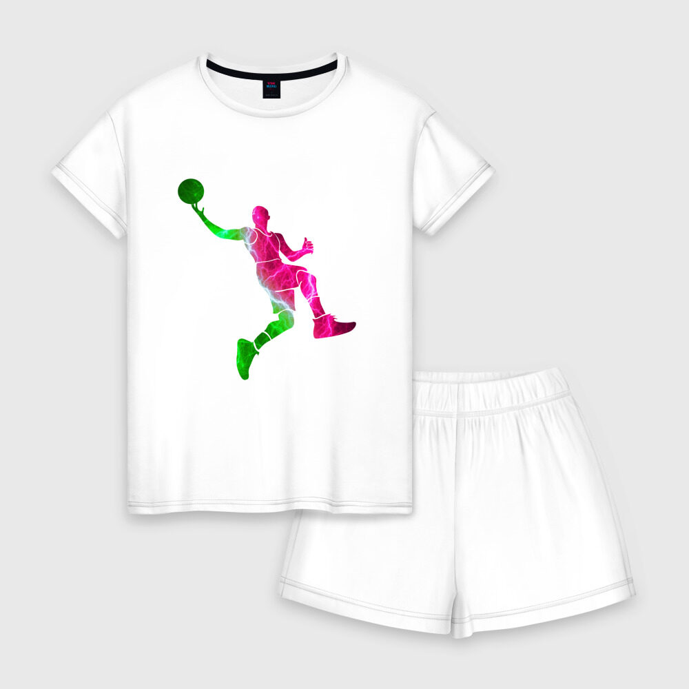 Женская пижама с шортиками хлопок MICHAEL JORDAN (Z) фото