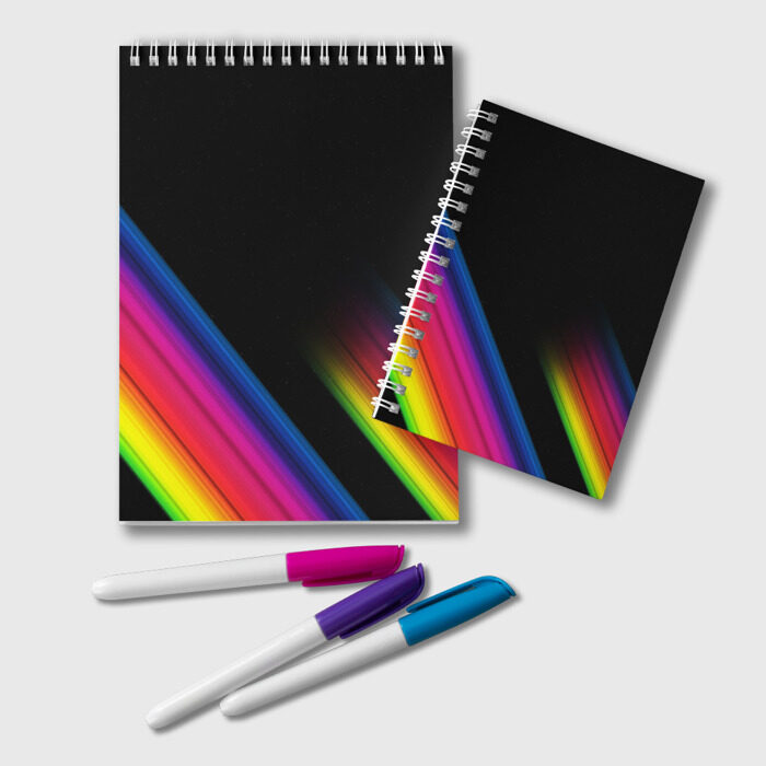 Блокнот НЕОНОВАЯ ТЕКСТУРА фото