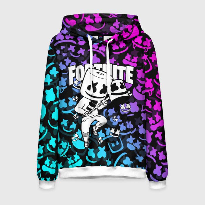 Мужская толстовка 3D FORTNITE x MARSHMELLO фото