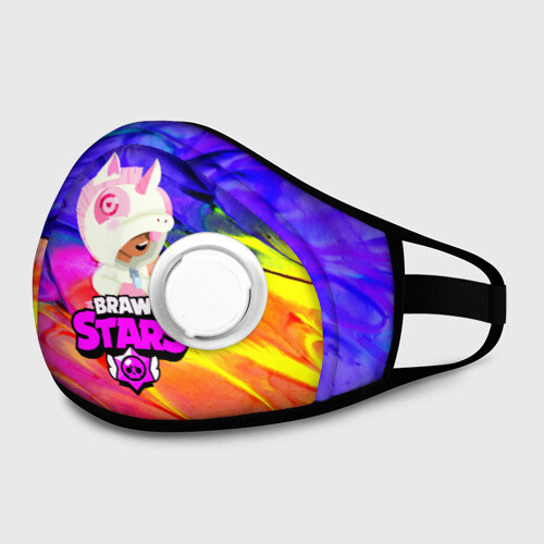 Маска из неопрена BRAWL STARS:LEON UNICORN фото