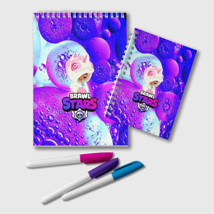 Блокнот BRAWL STARSLEON UNICORN фото