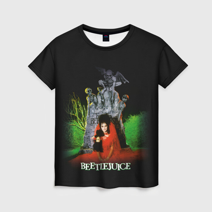 Женская футболка 3D Beetlejuice фото