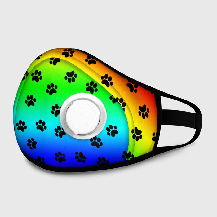 Маска из неопрена Следы на радуге фото