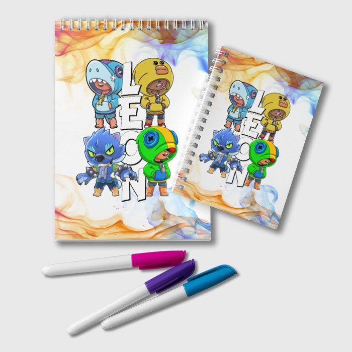 Блокнот Brawl Stars Leon Quattro фото