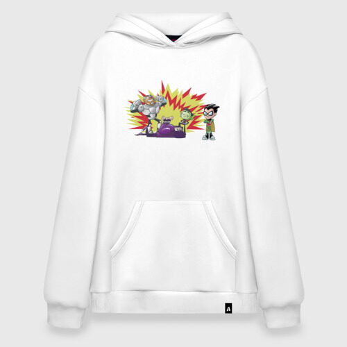 Худи SuperOversize хлопок Юные титаны фото