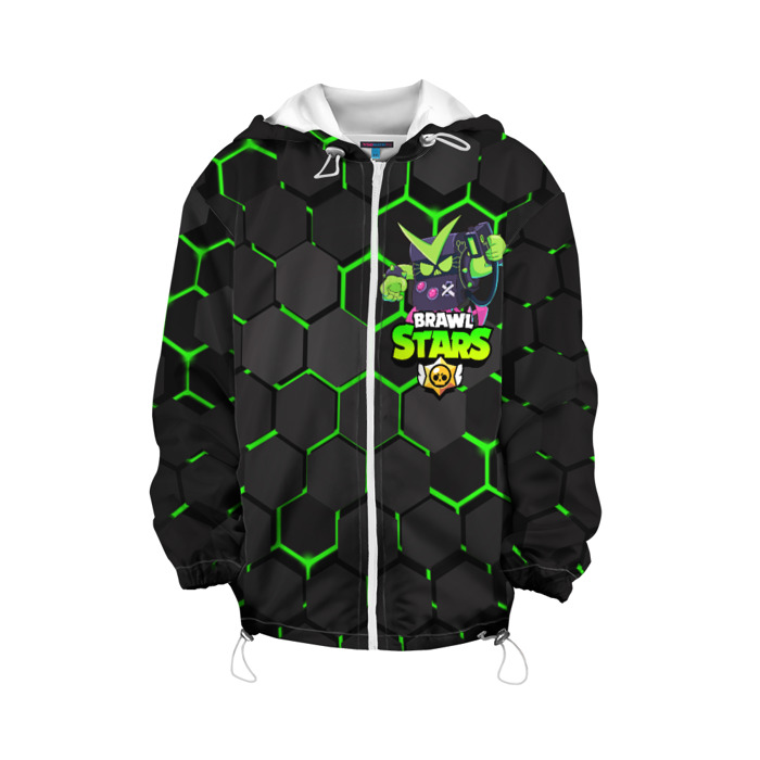 Детская куртка 3D BRAWL STARS VIRUS 8-BIT фото