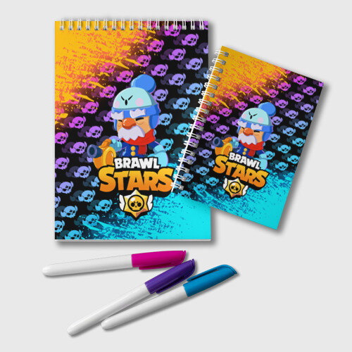 Блокнот BRAWL STARS GALE фото