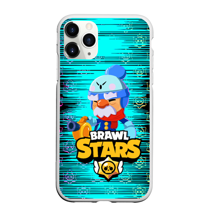Чехол для iPhone 11 Pro матовый BRAWL STARS GALE. фото