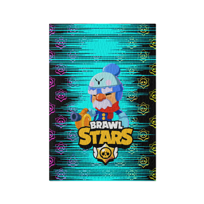 Обложка для паспорта матовая кожа BRAWL STARS GALE. фото