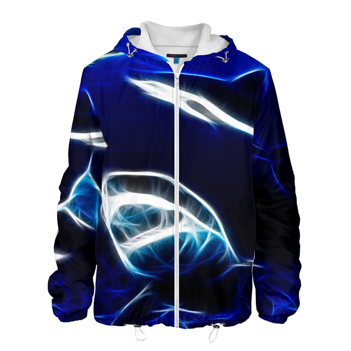 Мужская куртка 3D ДЕЛЬФИН В МОРЕ. фото