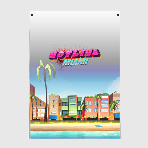Постер HOTLINE MIAMI фото