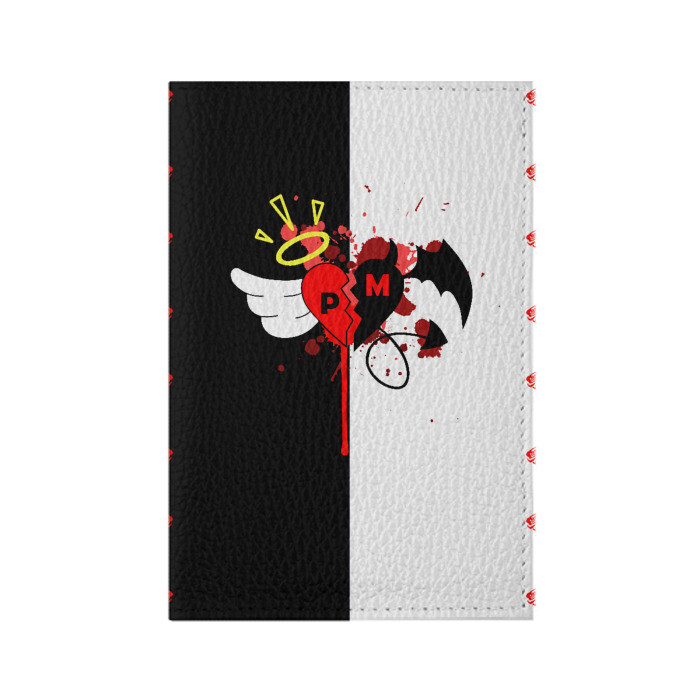 Обложка для паспорта матовая кожа Добро и зло, Payton Moormeier  фото