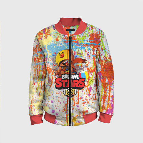 Детский бомбер 3D BRAWL STARS:LEON фото