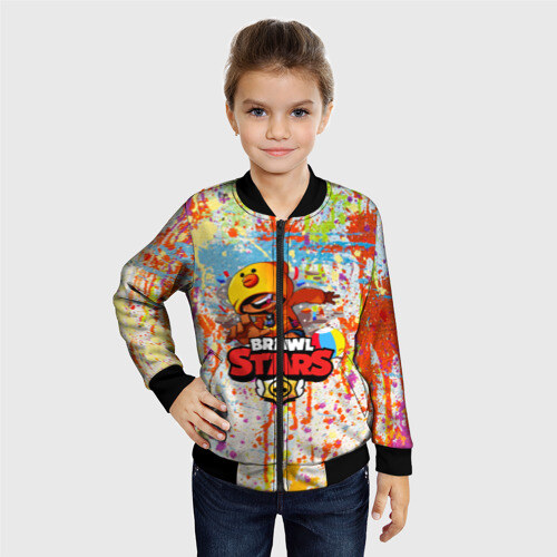 Детский бомбер 3D BRAWL STARS:LEON фото