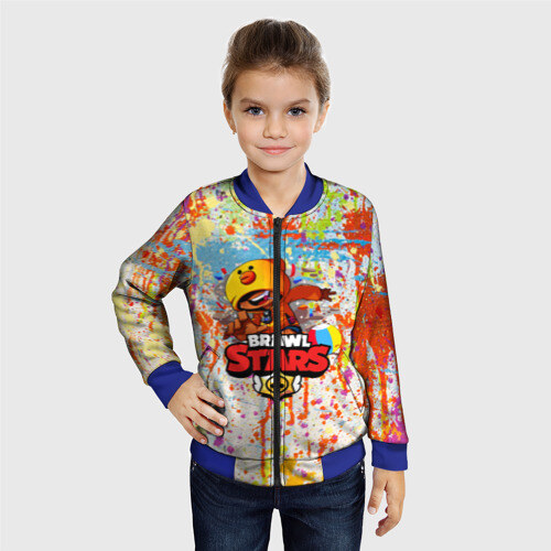 Детский бомбер 3D BRAWL STARS:LEON фото