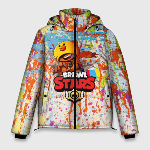 Мужская зимняя куртка 3D BRAWL STARSLEON фото