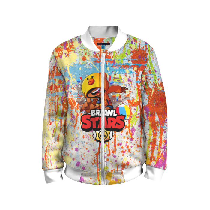 Детский бомбер 3D BRAWL STARS:LEON фото