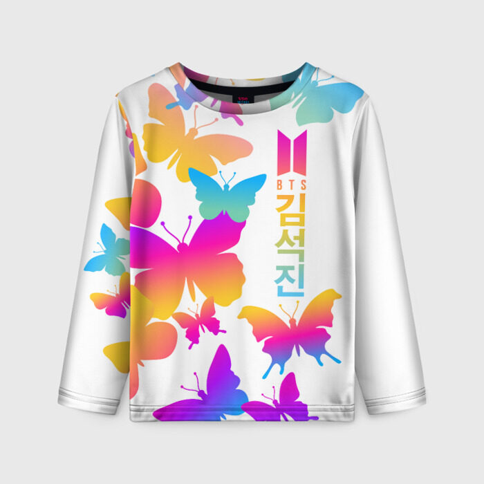Детский лонгслив 3D BTS фото