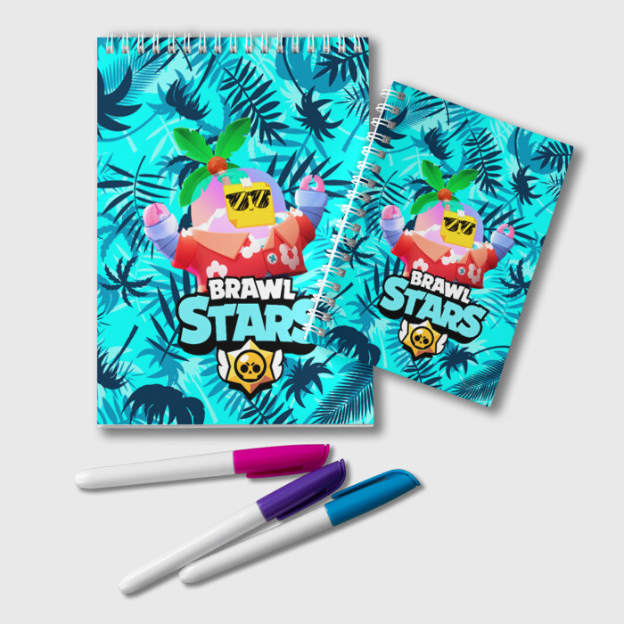 Блокнот BRAWL STARS TROPICAL SPROUT фото