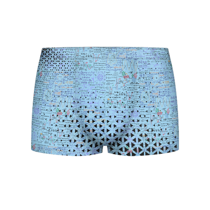 Мужские трусы 3D Математика фото