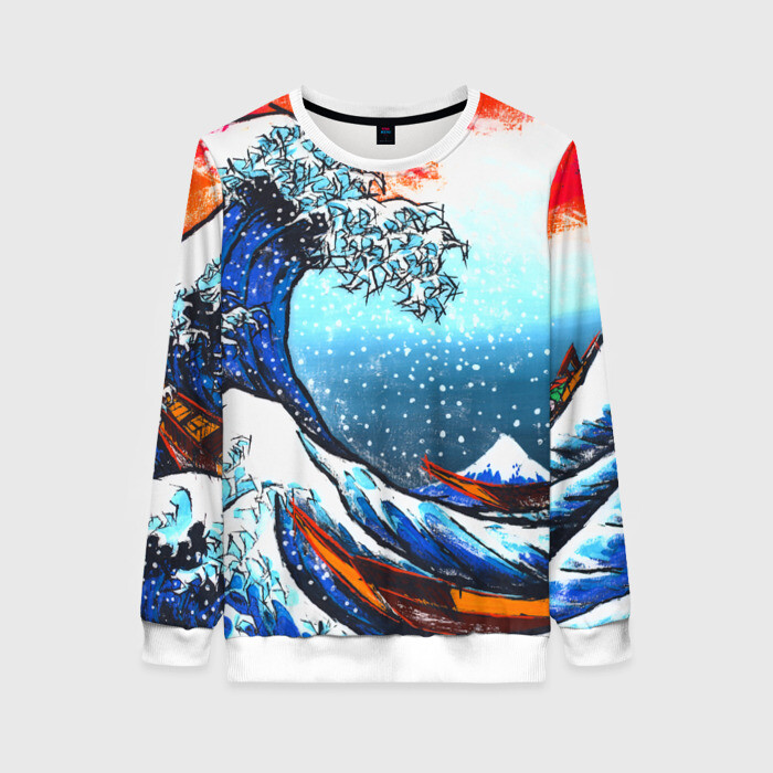 Женский свитшот 3D Ghost of Tsushima. фото