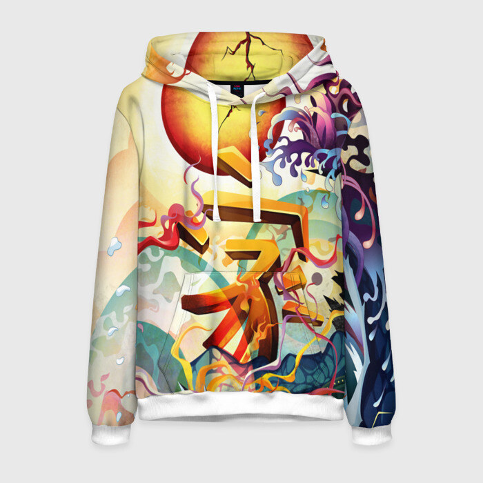 Мужская толстовка 3D Dsquared tatoo фото