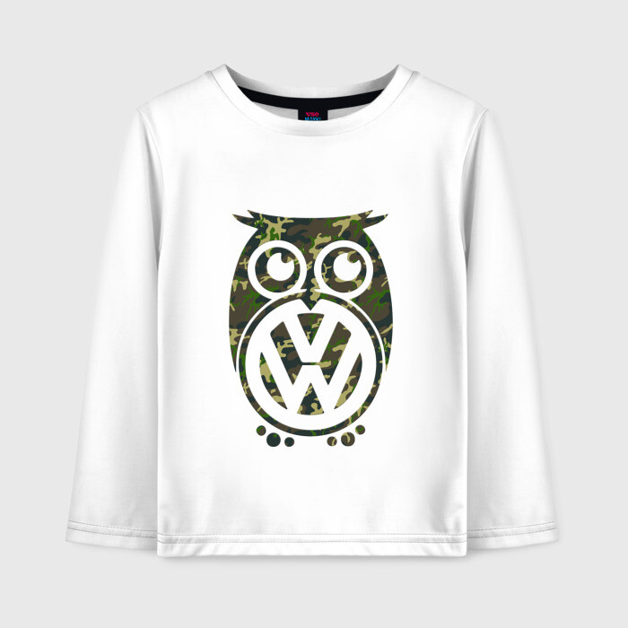 Детский лонгслив хлопок Volkswagen Hibou (Z) фото