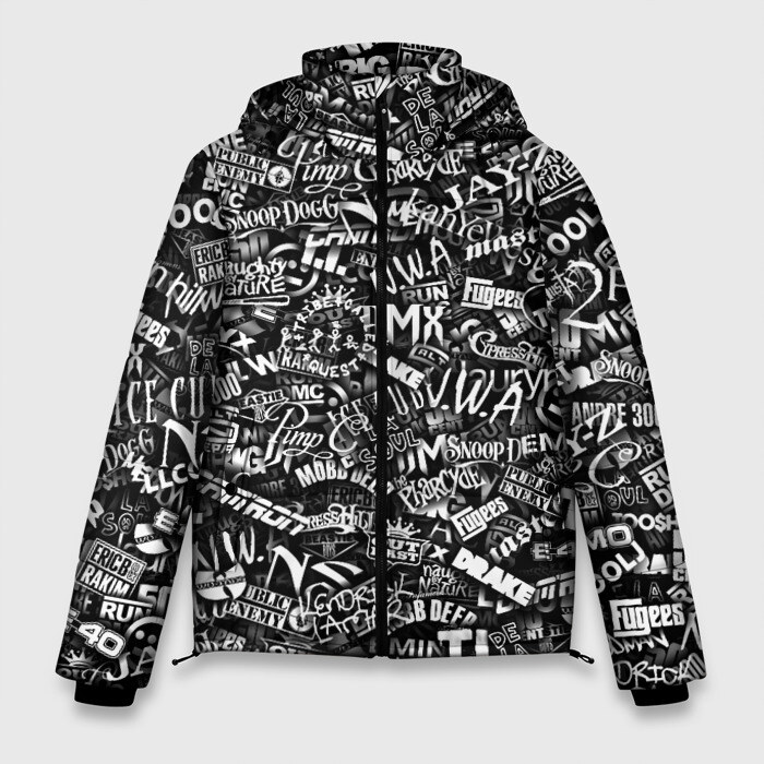 Мужская зимняя куртка 3D Top Hip Hop фото