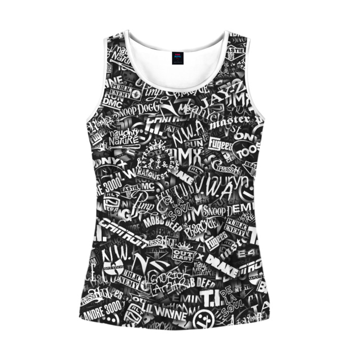 Женская майка 3D Top Hip Hop фото