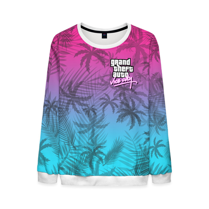 Мужской свитшот 3D GTA VICE CITY фото