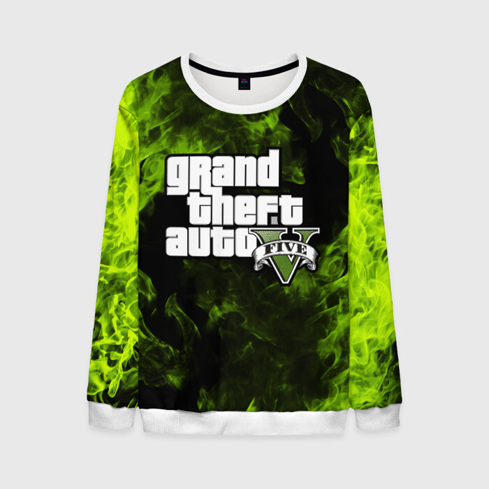 Мужской свитшот 3D GTA 5 фото