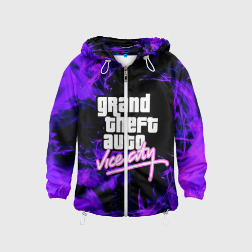 Детская ветровка 3D GTA VICE CITY фото