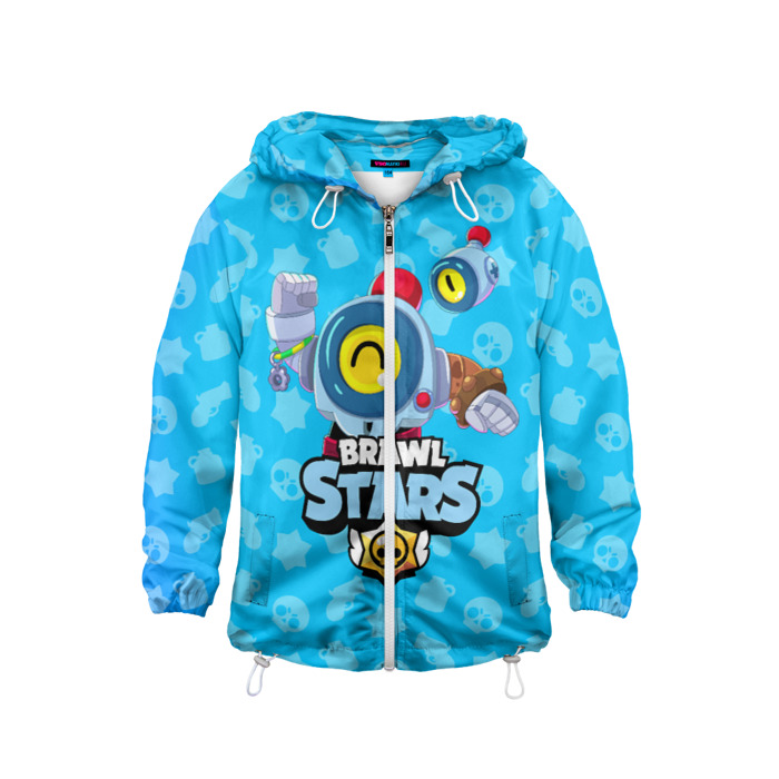 Детская ветровка 3D BRAWL STARS NANI фото